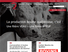 Tablet Screenshot of bovin.qc.ca